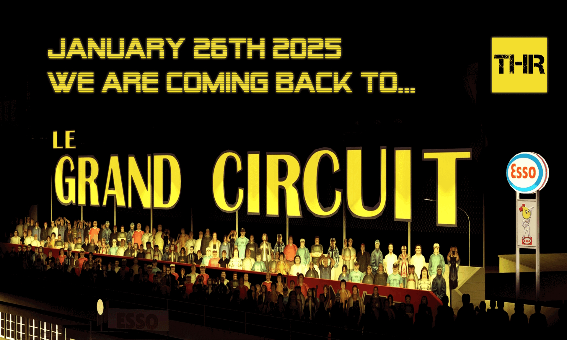 5th THR Endurance - 6 Heures du Mans Raceposter