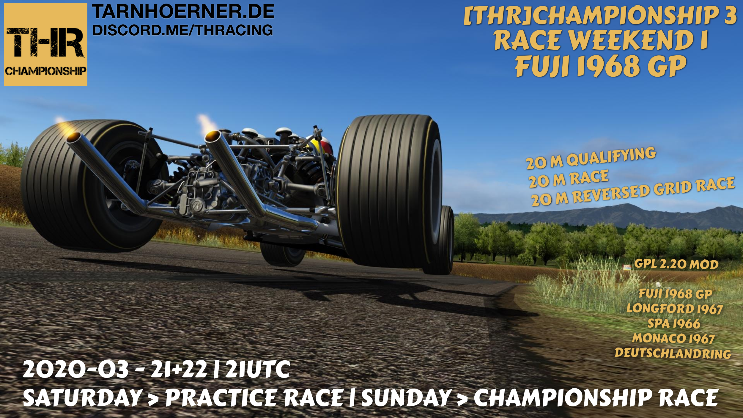 GPL Championship 3 Raceposter