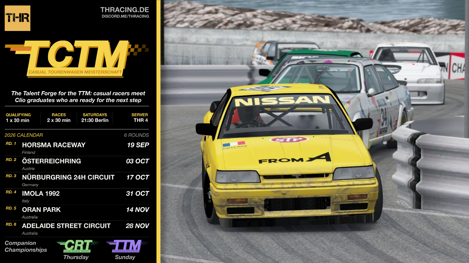 TCTM 2026 - Casual Championship Raceposter
