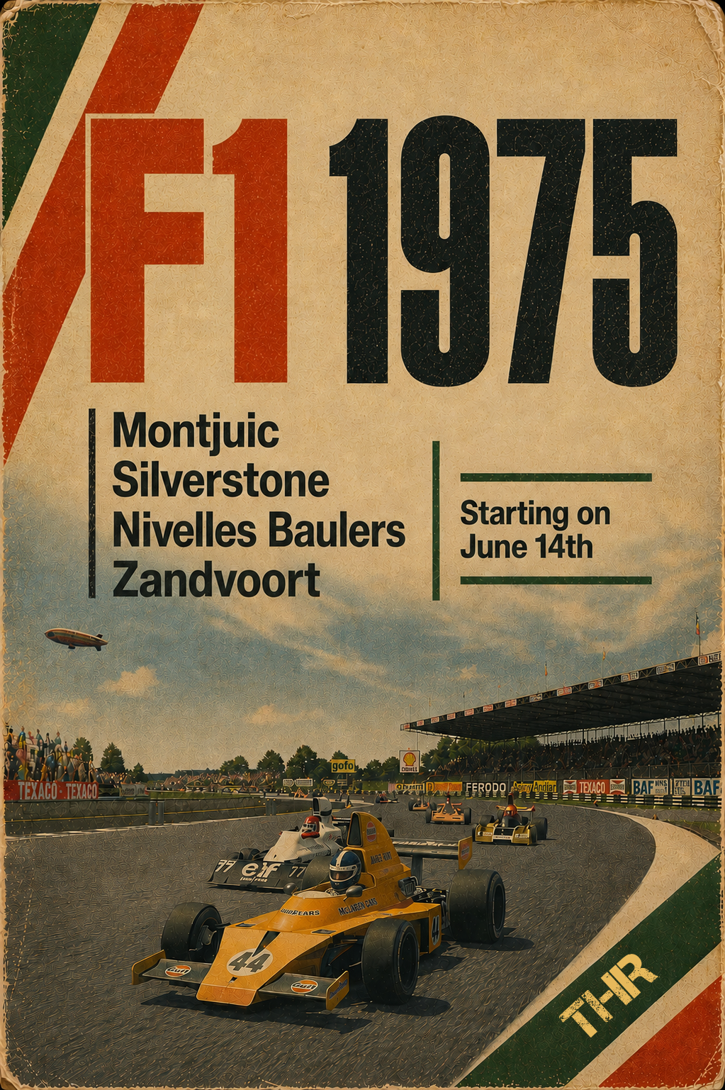 F1 - 1975 - Sprint Series Raceposter