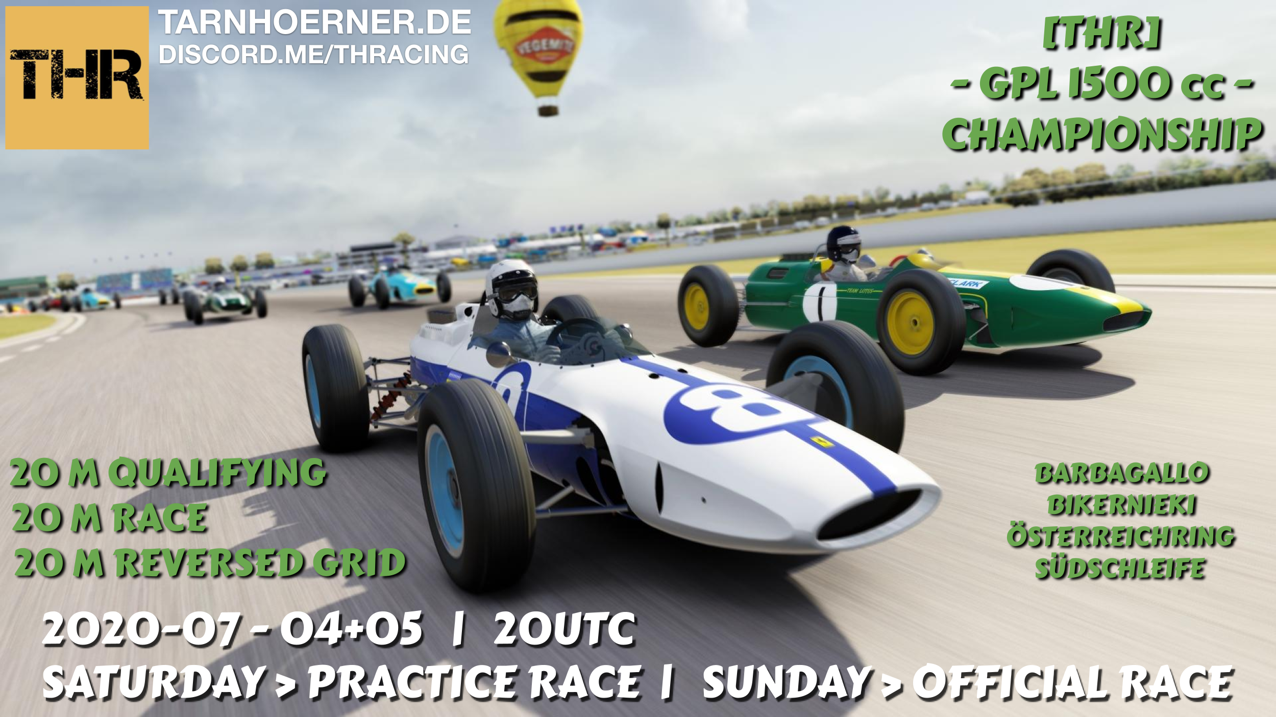 GPL 1500cc Championship Raceposter