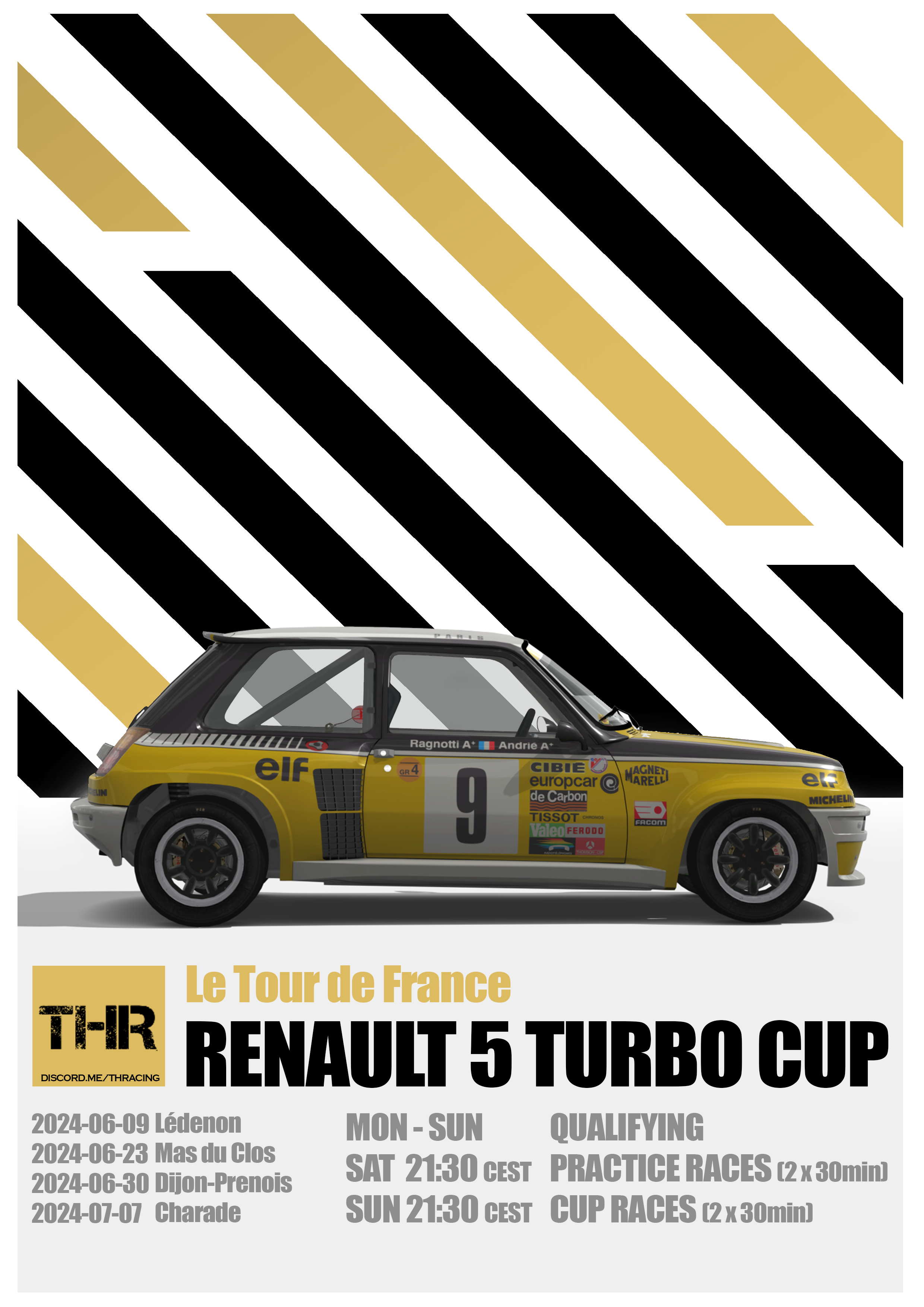 RENAULT R5 Cup Raceposter