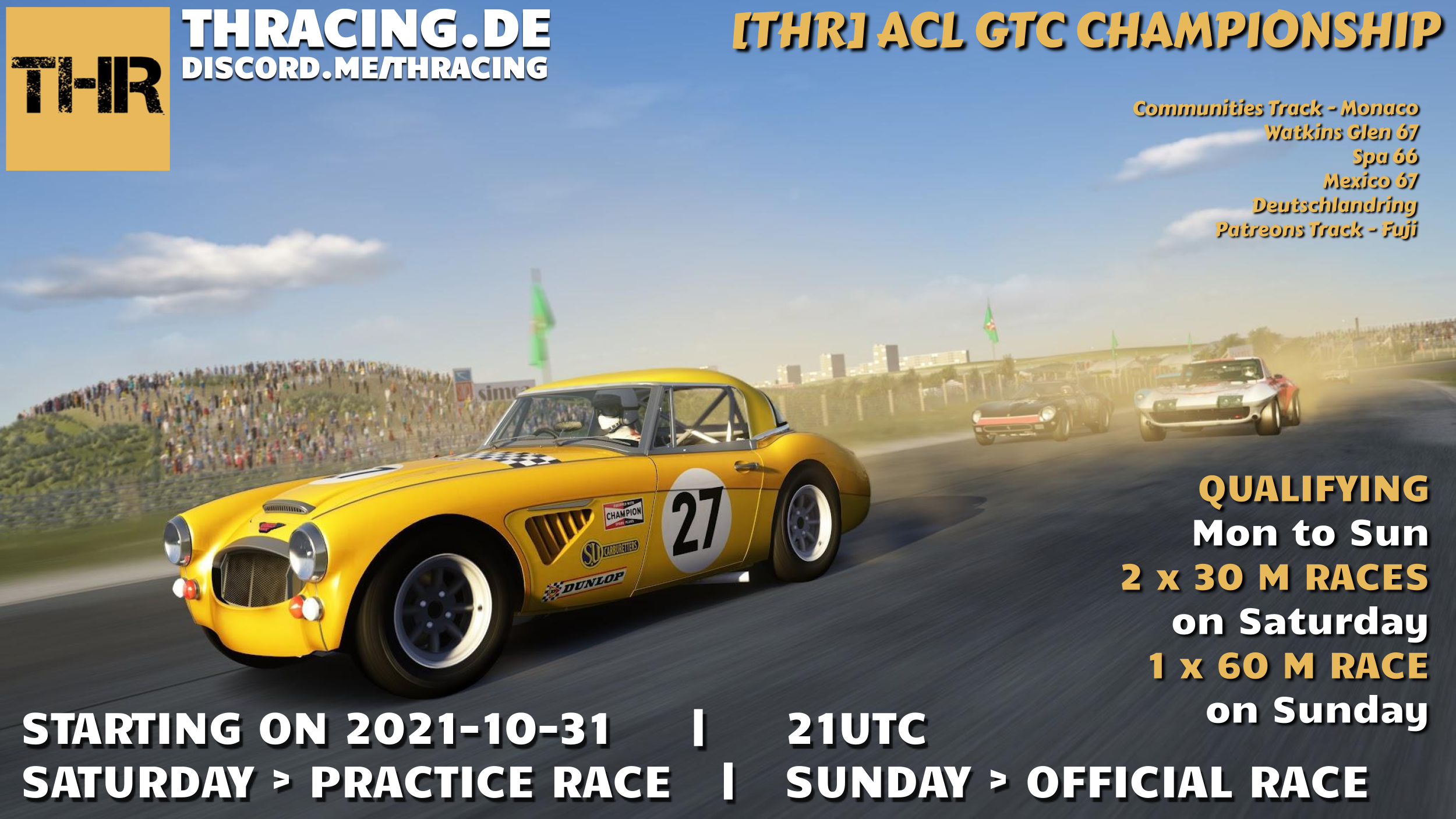 ACL GTC Championship I Raceposter