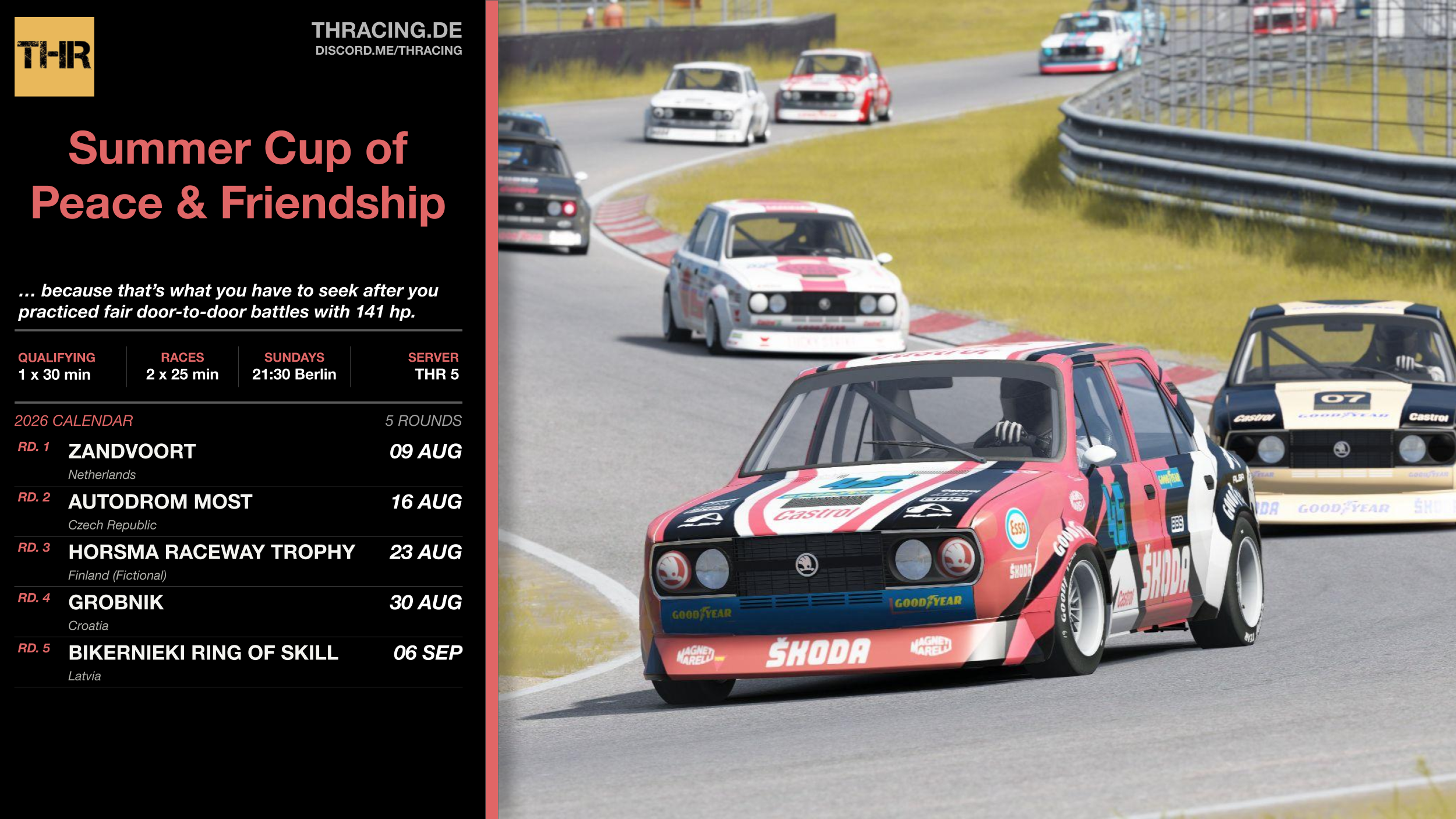 P&F Summer Cup 2026 Raceposter