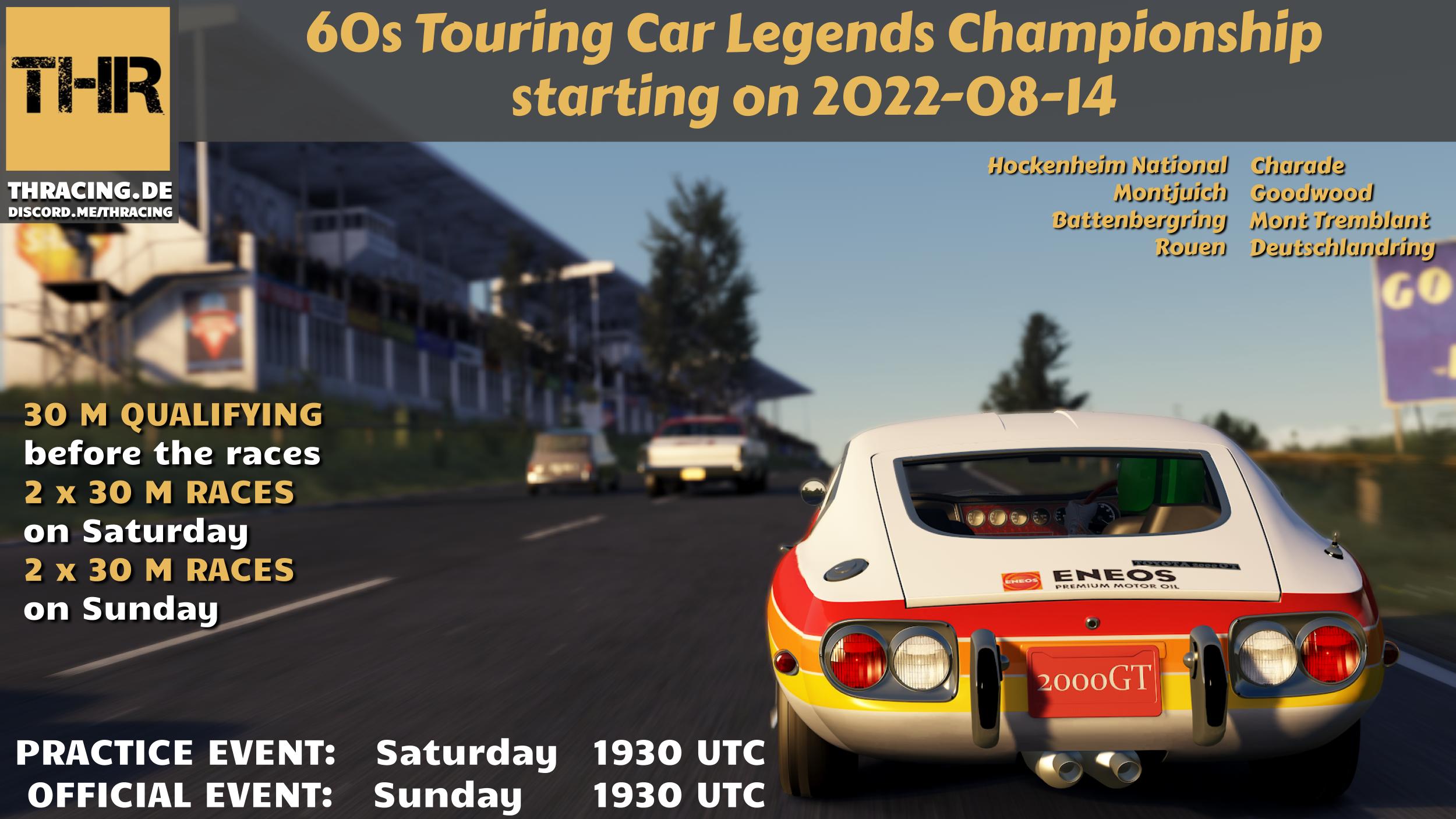 TCL 60s Championship II Raceposter