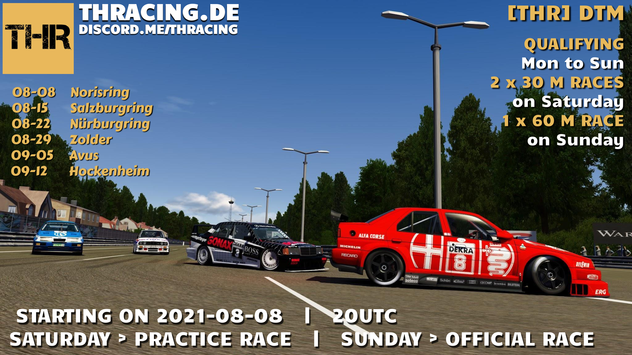 DTM 90s - Championship Raceposter