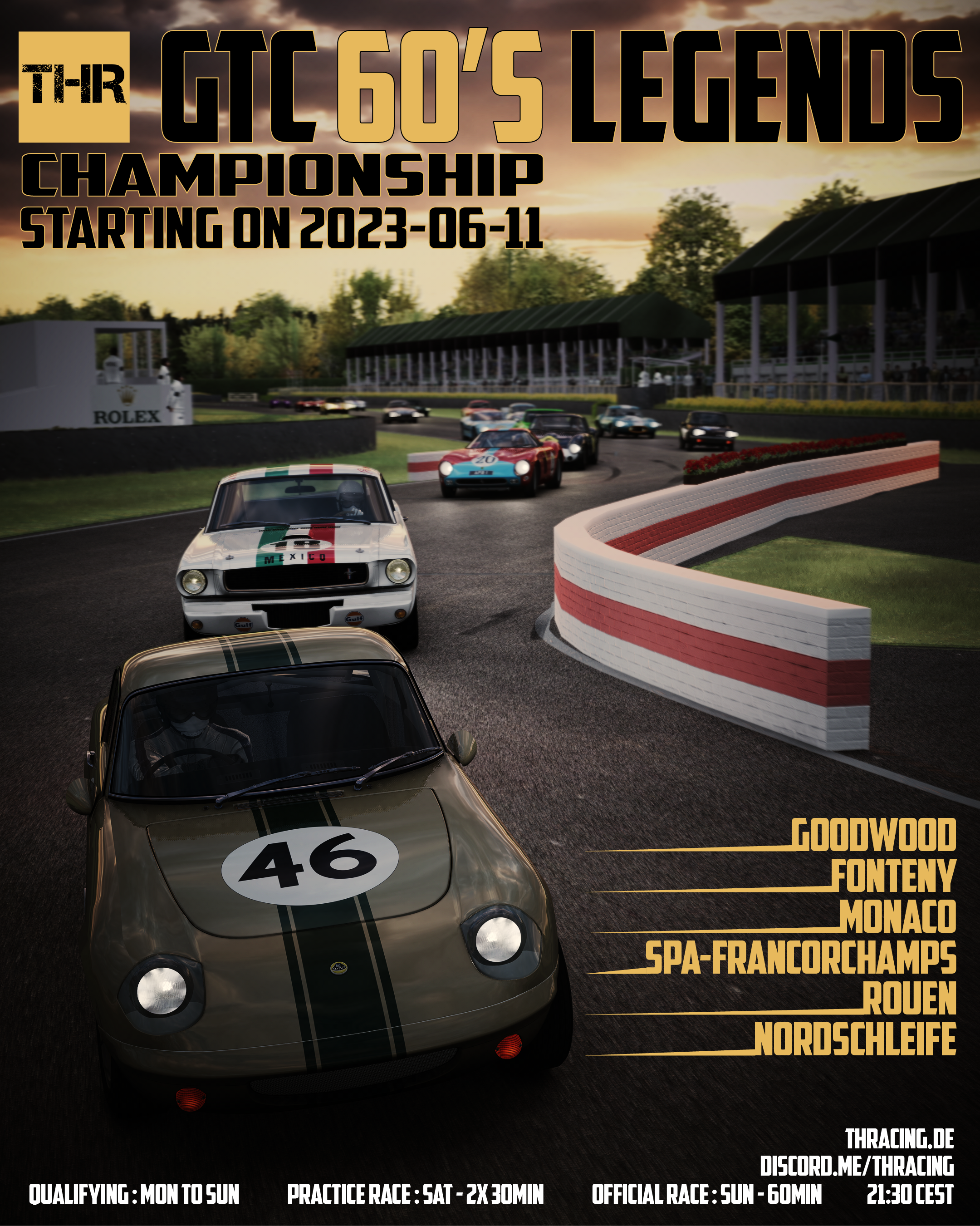 ACL GTC 60s Championship II Raceposter