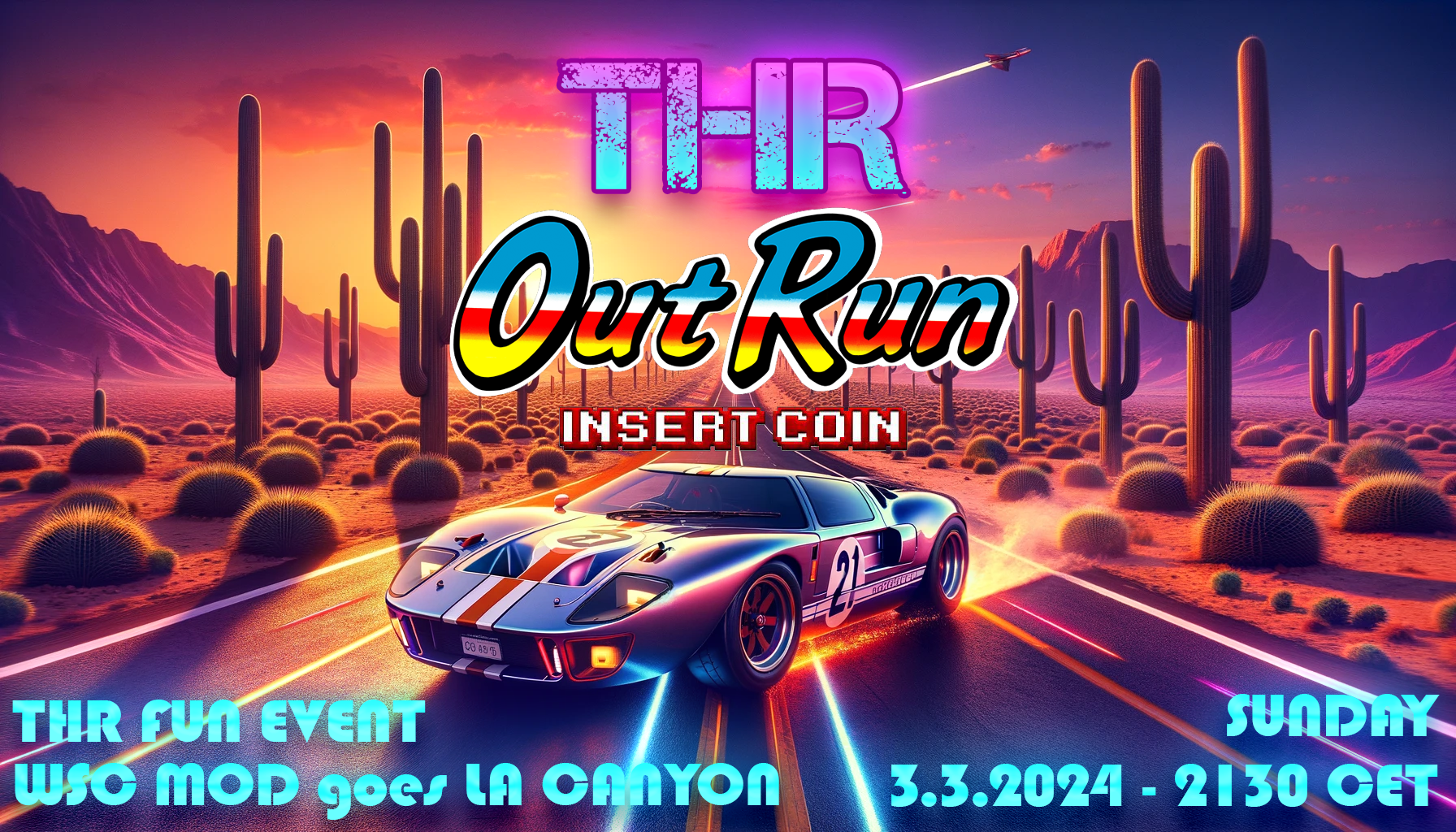 WSC at LA Canyons - Fun Event Raceposter