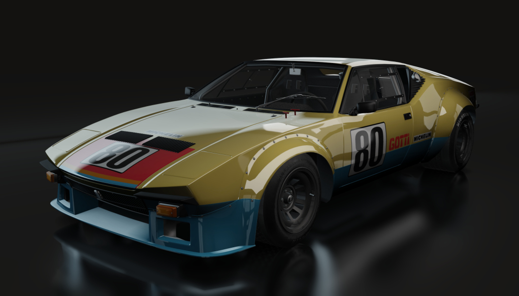 GTR70 Detomaso Pantera Gr4 · 80_yellow