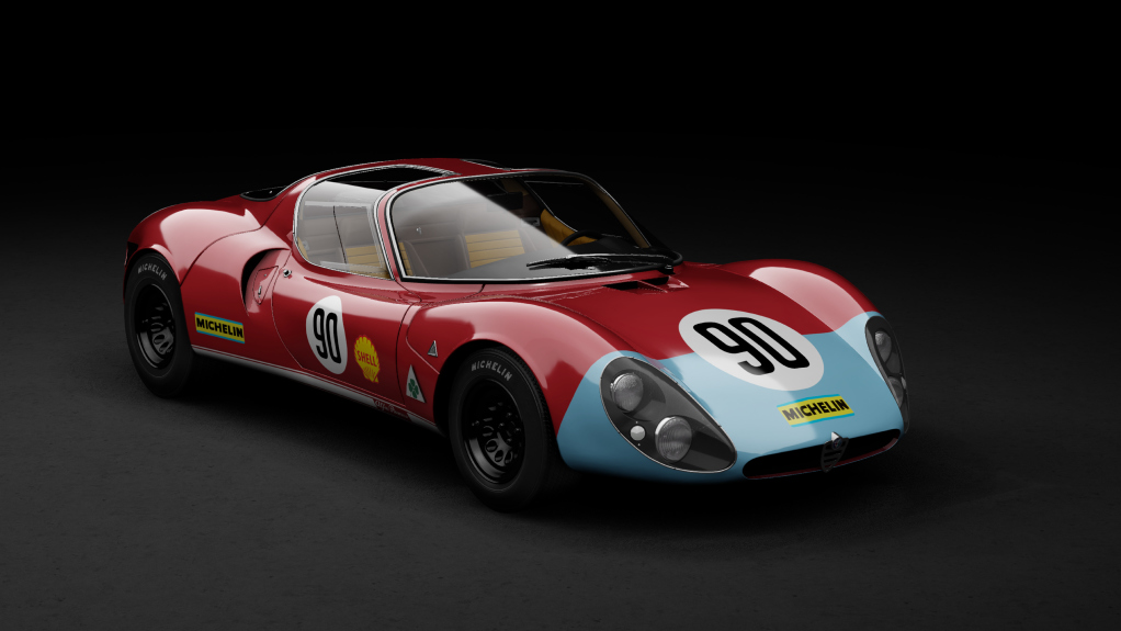 GTC60 Alfa Romeo 33 Corsa · red_blue_90