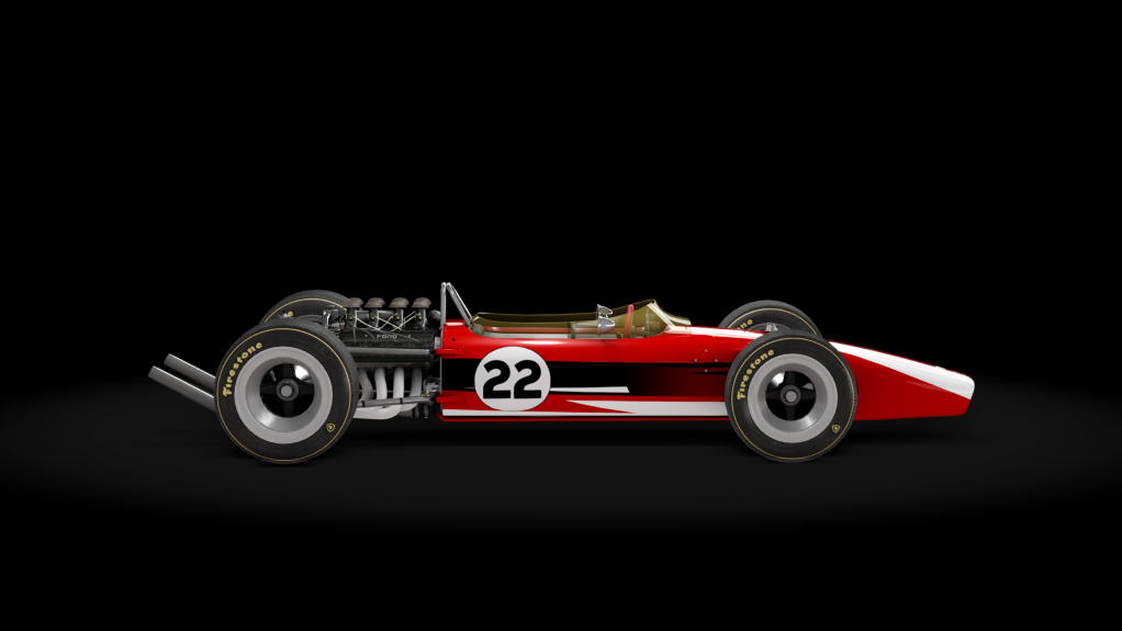 GPL Lotus 49 · 22-flashor-red