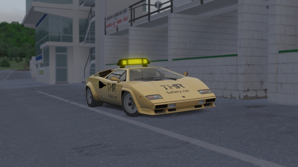 Lamborghini Countach S1 · safetycar_thr