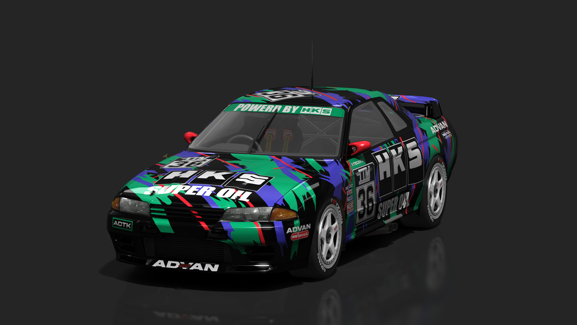 Nissan Skyline R32 GT-R (BNR32) TTM · 36_HKS_Teceka