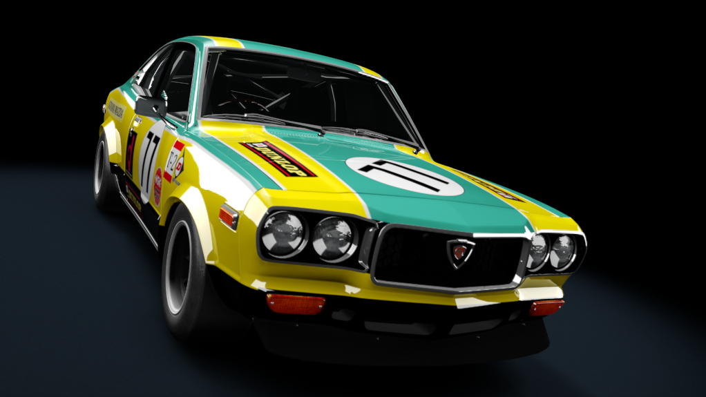 TCL 70s Mazda RX-3 GT · 00_1975_Japan_GP_TS_GTS_B_Overall_Winner