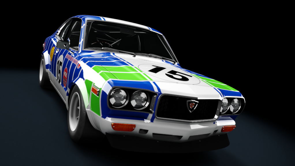 TCL 70s Mazda RX-3 GT · 01_1971_Fuji_Tourist_Trophy_500miles_No15