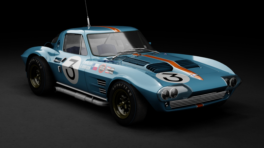 Wsc Legends Corvette Grandsport · 3_sebring_1964