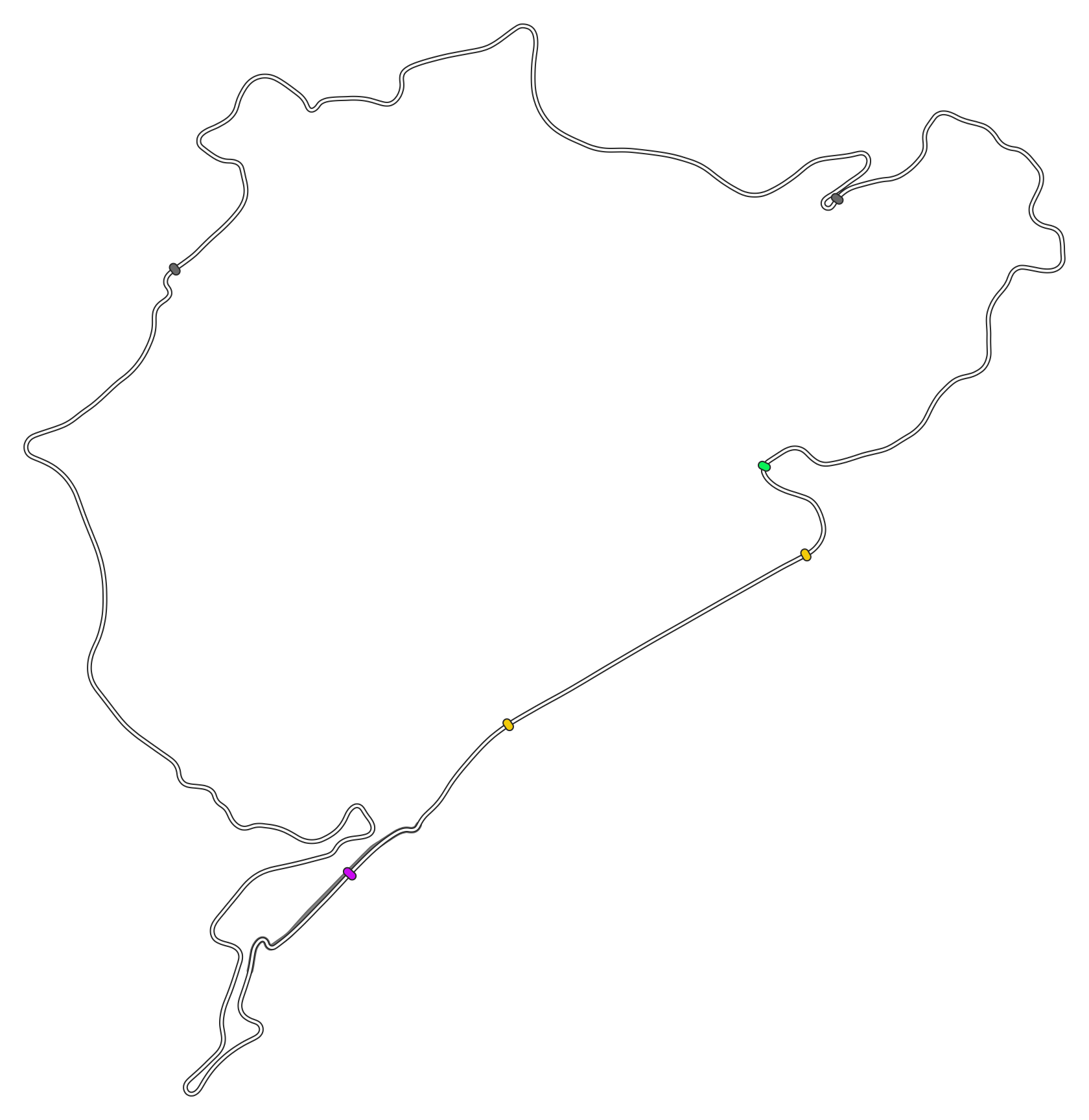 Nordschleife - Endurance 108 track map