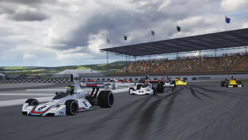 Action in Silverstone